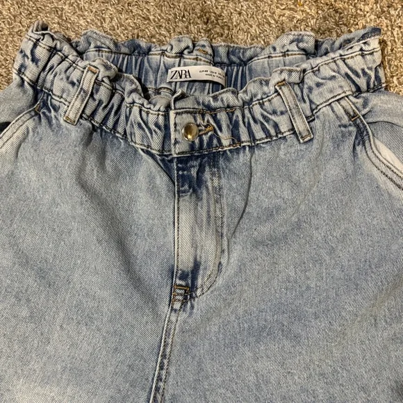 Zara Sky Blue High-Rise Women's Jeans - Picture 2 of 3